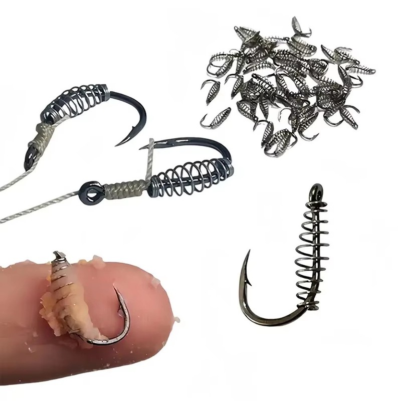 Fishing Hook Circle - 10-60PCS Kail Pancing Baja Karbon Tinggi