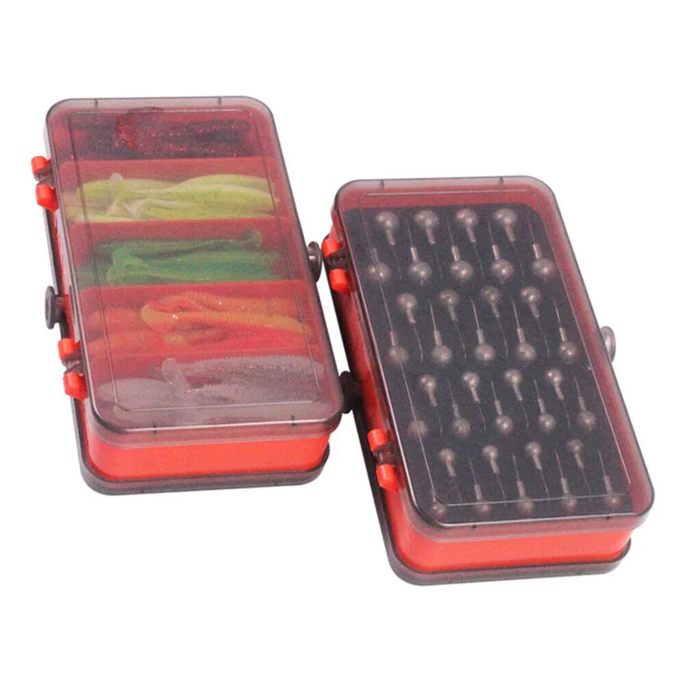 Fishing Hook Jig - Kotak umpan engkol portabel dua sisi,