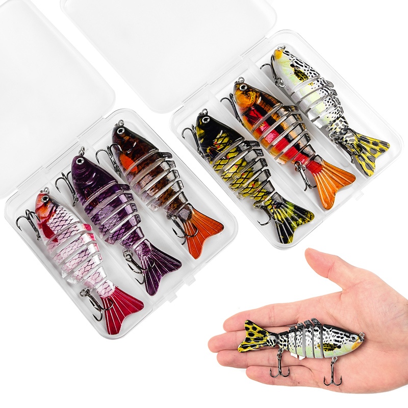 Fishing Hook Treble - 3Pcs Umpan Pancing Keras Multi-Joint Swimbait
