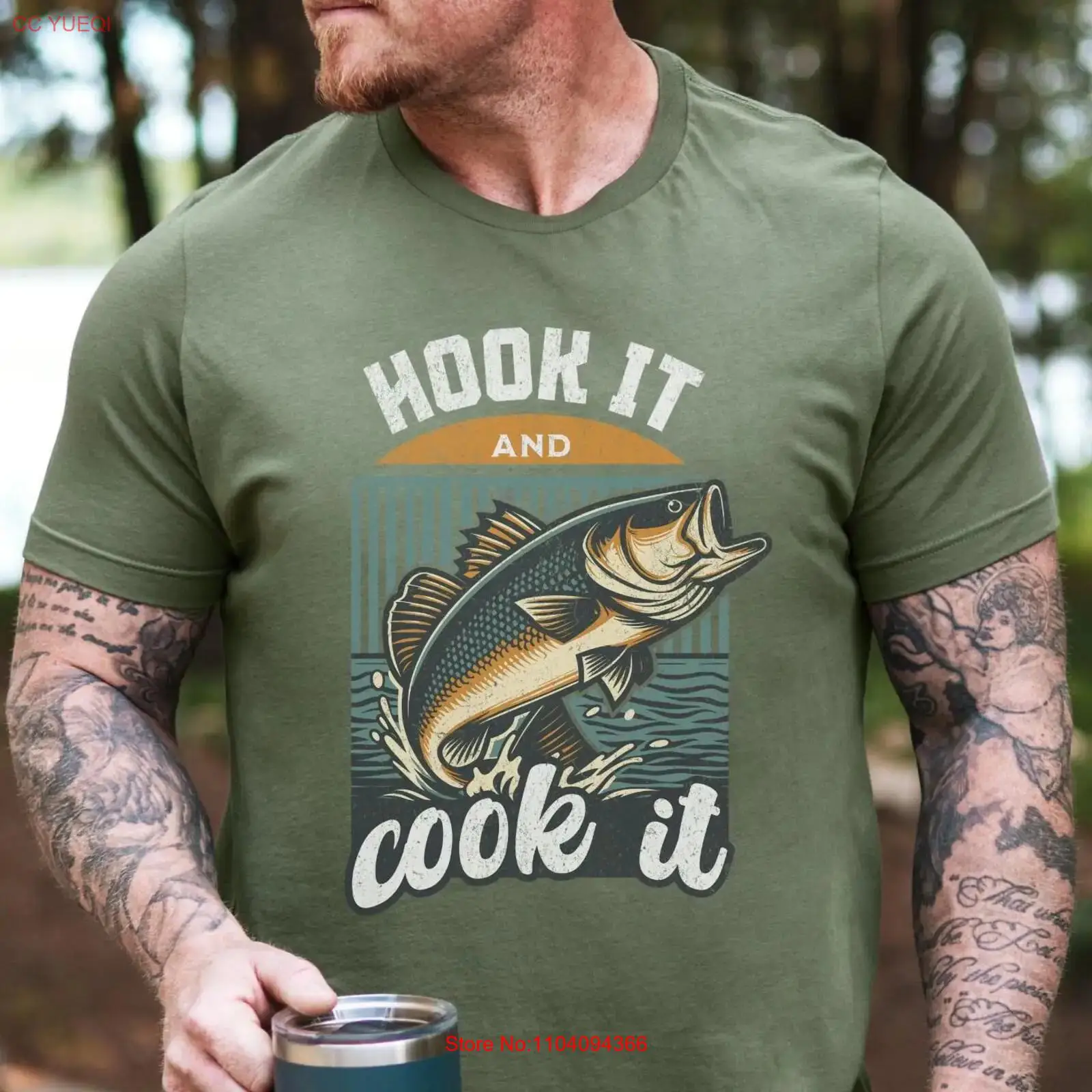 Fishing Hook - Kaos Vintage Pancingan Ikan Bass Hook