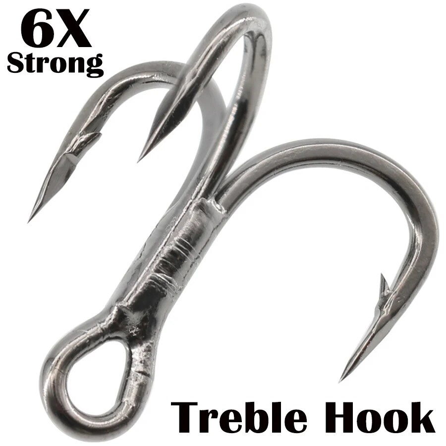 Fishing Hook Treble - 6x kail pancing kuat kait Treble