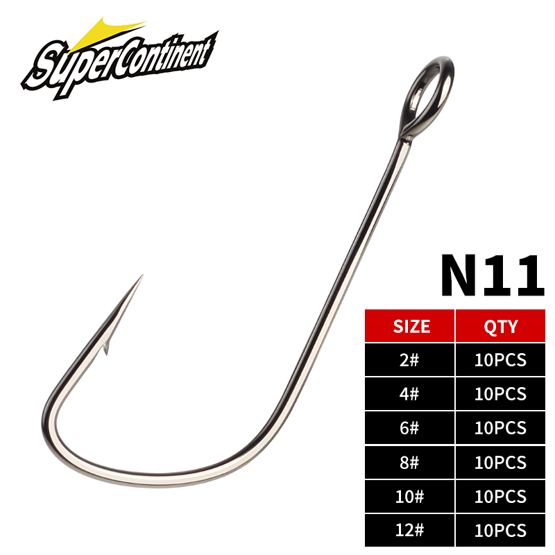 Fishing Hook Assortment - Superkontinena 2 # -12 # 10