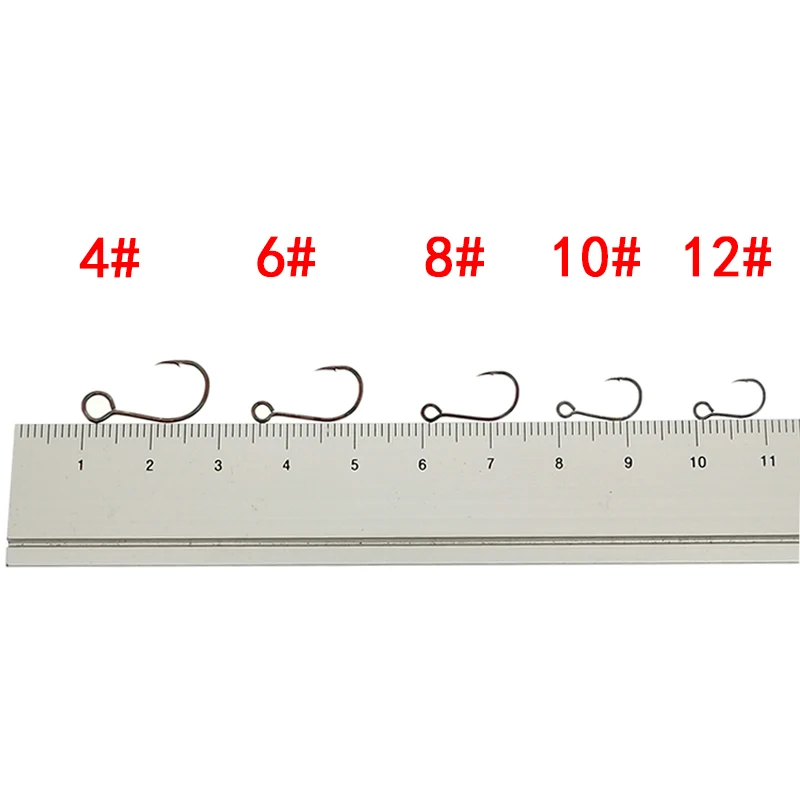 12 Pcs/Banyak Ukuran 4 #-12 #  - Fishing Hook Assortment ulasan dan harga