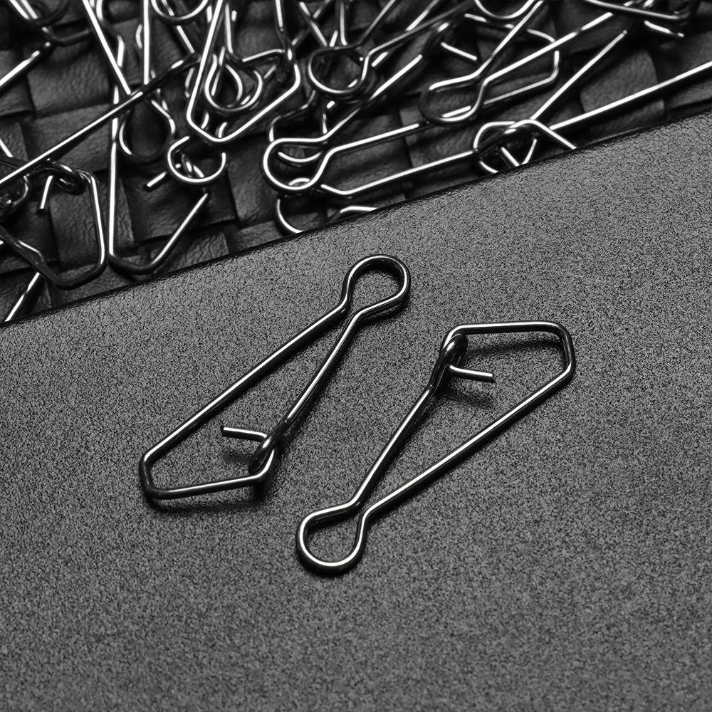 50 Buah/Pak Kunci Klip Cepat K - Fishing Hook Stainless Steel ulasan dan harga