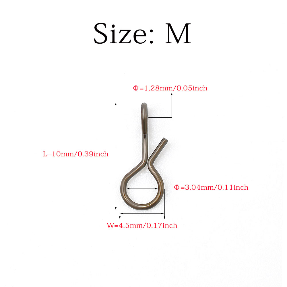 MNFT 50 buah Fly Fishing Snap  - Fishing Hook Stainless Steel ulasan dan harga