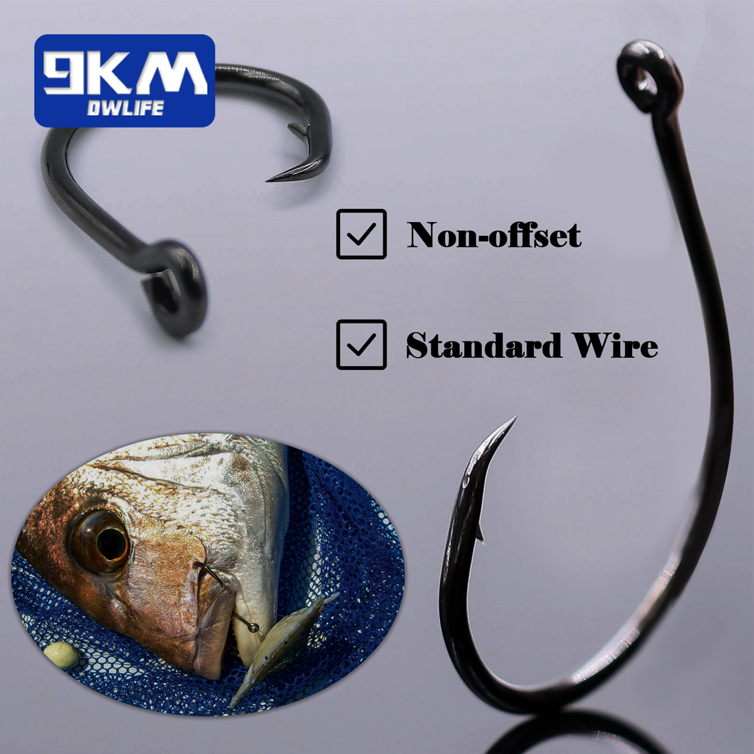 9KM 25-50Pcs Kail Lingkaran Le - Fishing Hook Circle ulasan dan harga