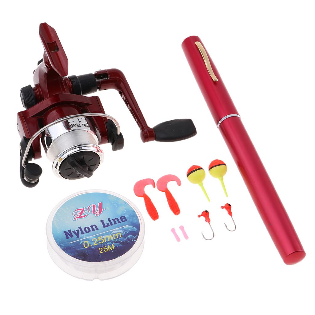 Joran Pancing Mini Portabel Sa - Fishing Hook Jig ulasan dan harga