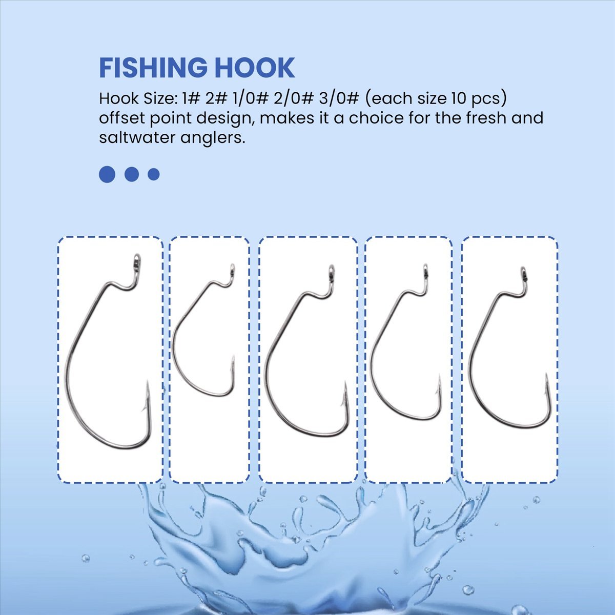 AD45 51Pcs Kail Pancing Baja K - Fishing Hook Box ulasan dan harga