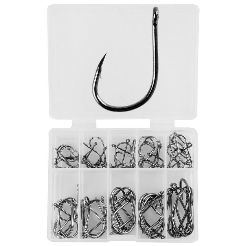 70 Buah/Boks Set Kait Pancing  - Fishing Hook Circle ulasan dan harga