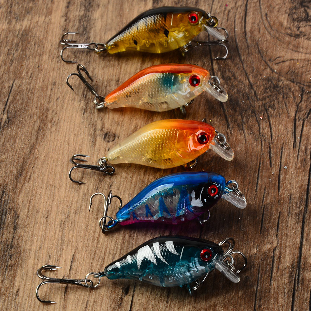 5pcs Umpan Crankbait Mengamban - Fishing Hook Treble ulasan dan harga