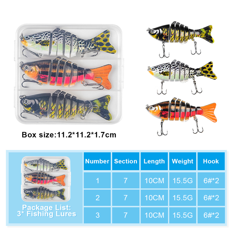 3Pcs Umpan Pancing Keras Multi - Fishing Hook Treble ulasan dan harga
