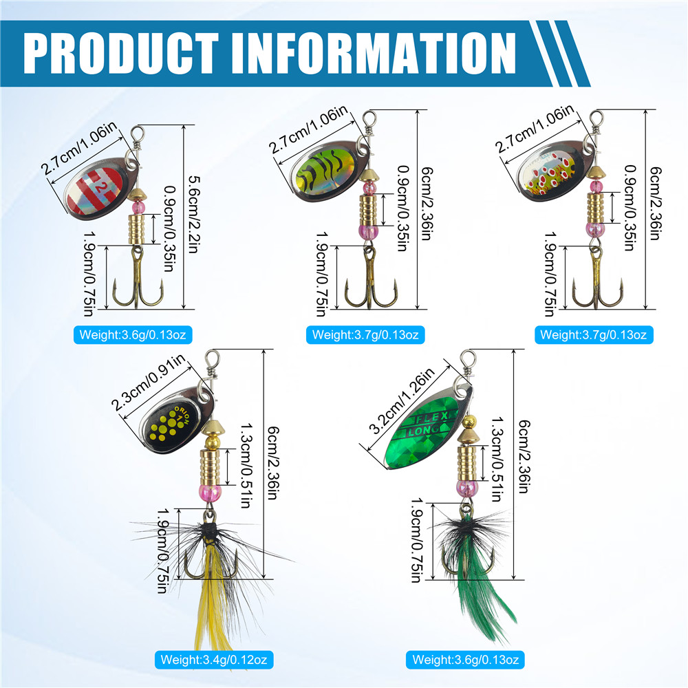 Umpan pemintal pancing, 5/10/1 - Fishing Hook Treble ulasan dan harga