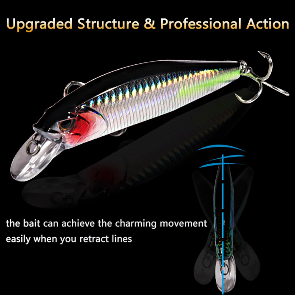 Minnow umpan buatan umpan kera - Fishing Hook Treble ulasan dan harga