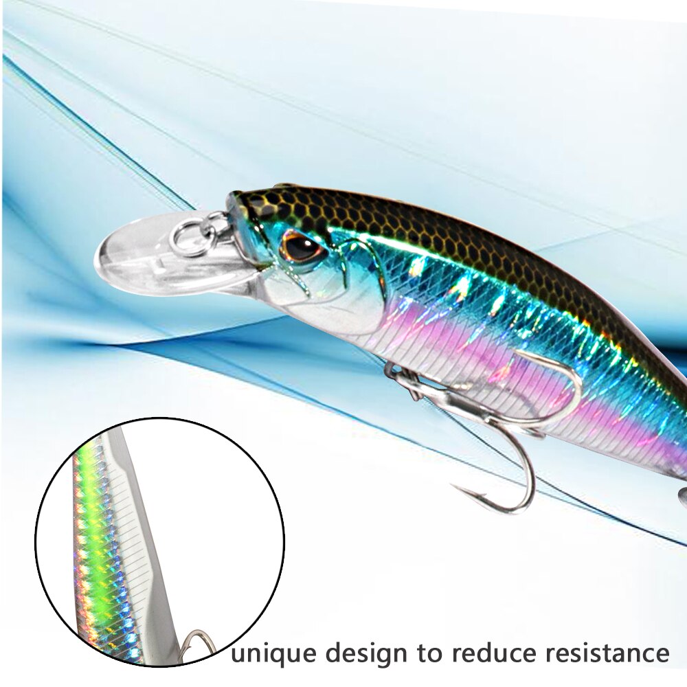 Minnow umpan buatan umpan kera - Fishing Hook Treble ulasan dan harga